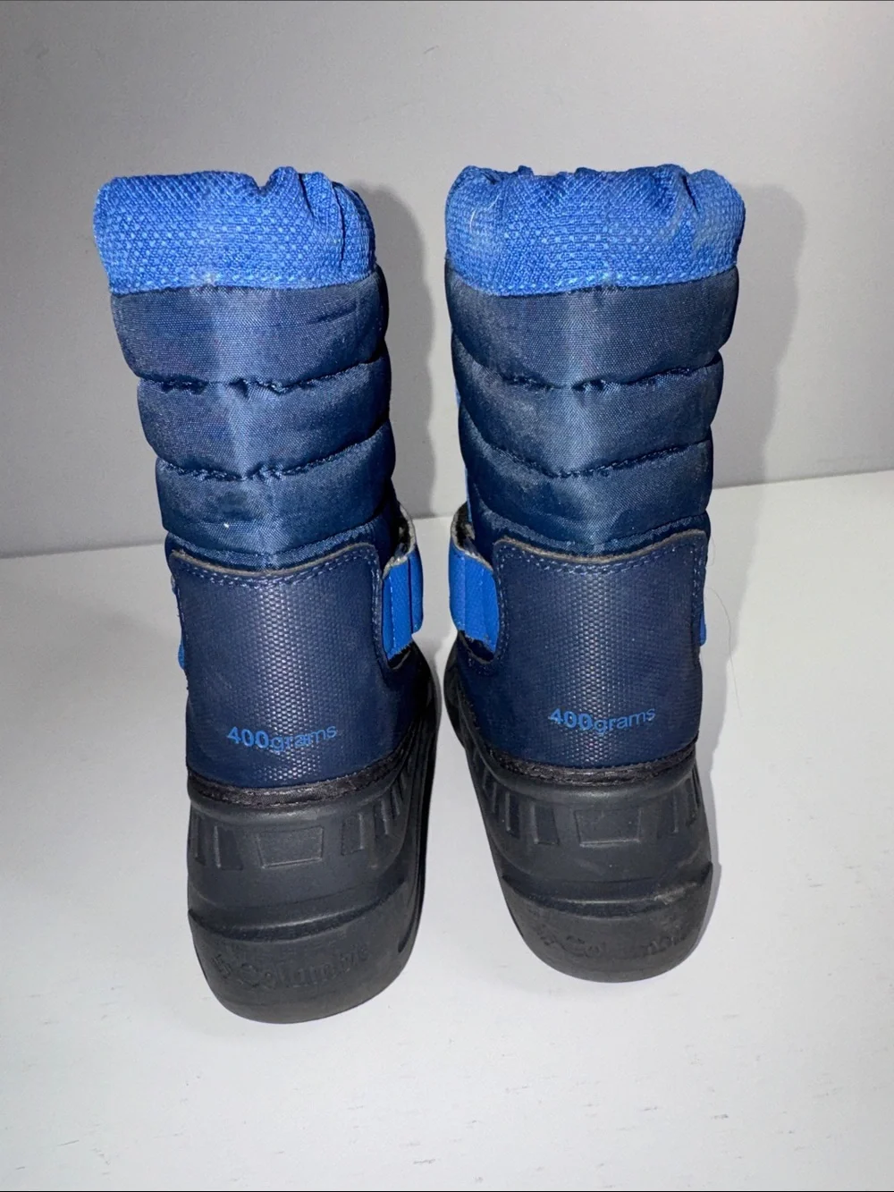 Columbia Powderbug Snowlite 400g Kids Snow Boots Blue Black Size 11